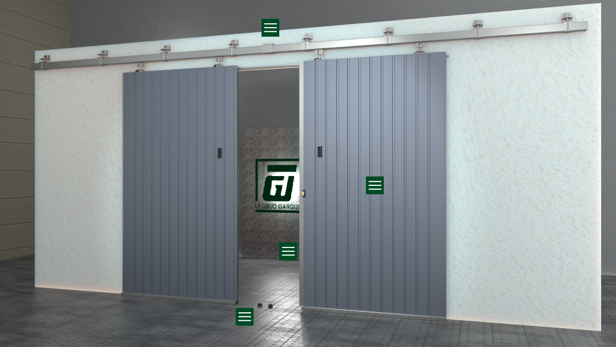 Technologia - brama przesuwna podwieszana